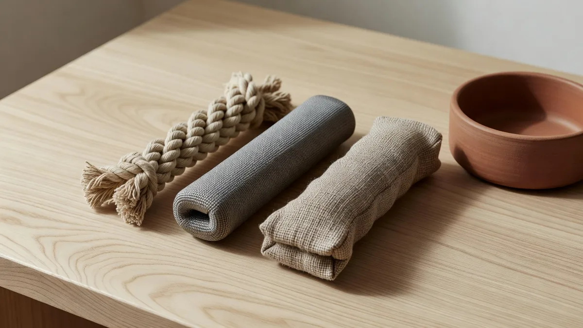 Jouets pour chiens en corde de coton, de nylon et de lin disposés pour un contrôle fibre en gros